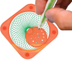 Alex Toy Gear Art Designer Set 8 Plastic Spinner Gears Holders 3 Gel Pens