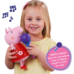 Peppa Pig Sing With Me Interactive Plush Soft Toy with Microphone