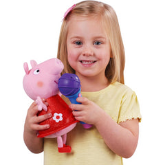 Peppa Pig Sing With Me Interactive Plush Soft Toy with Microphone