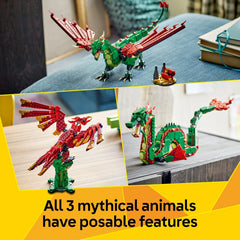 Lego Creator 31161 Medieval Dragon 3 in 1 Building Toy