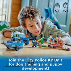 Lego City 60369 Mobile Police Dog Training Toy