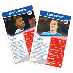 Top Trumps Cards Game - England Womens Football Stars