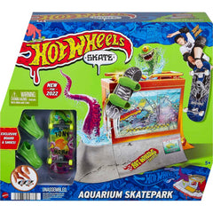 Hot Wheels Skate Aquarium Skatepark Playset Tony Hawk Fingerboard 1 Skate Shoes