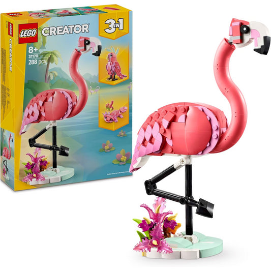 Lego Creator Wild Animals Pink Flamingo 3 in 1
