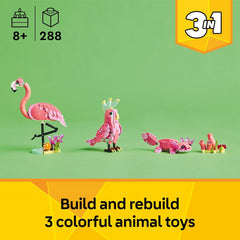 Lego Creator Wild Animals Pink Flamingo 3 in 1