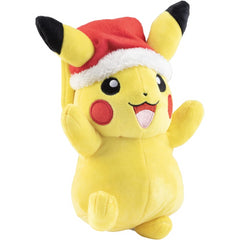 Pokemon Santa Hat Pikachu 8-Inch Plush Soft Toy