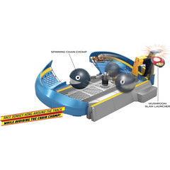 Hot Wheels Mario Kart Chain Chomp Track Set With Donkey Kong 1:64 Vehicle