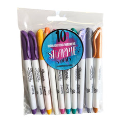 Sharpie S.Note Pens 10 Pack Mixture of Marker and Highlighters Assorted Colours