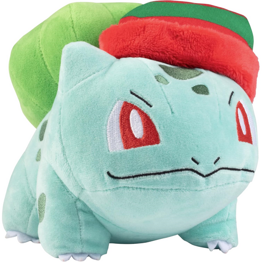 Pokemon Bulbasaur With Striped Hat 8-Inch Plush Soft Toy