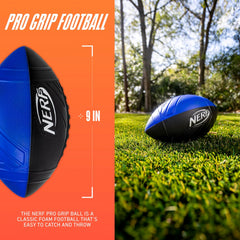 Nerf Sports Pro Grip Foam Football - Blue/Black