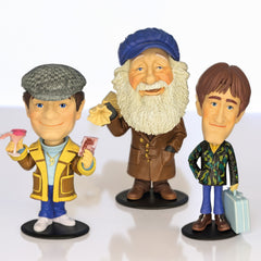 Only Fools and Horses Bobble Head Vinyl 6 Inch Figures Set of 3 - Del Boy, Rodney and Uncle Albert