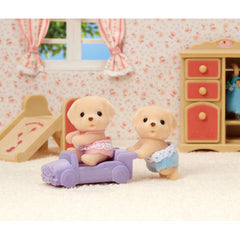 Sylvanian Families Yellow Labrador Twins Figures and Accessories