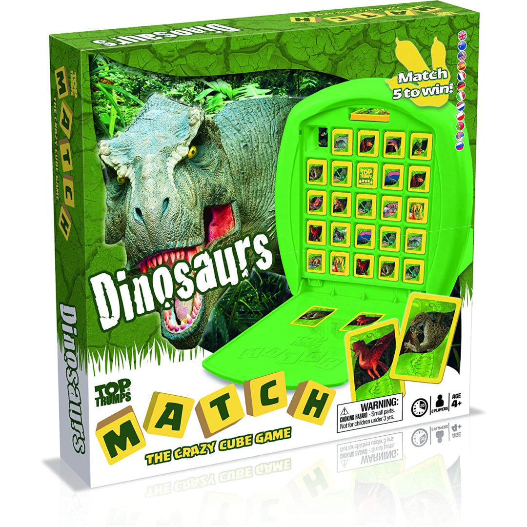 Top Trumps Match Board Game - Dinosaurs for Kids & Adults 035804 - Maqio