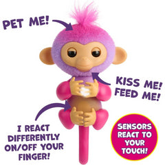 Fingerlings Interactive Pet - Purple Charli Monkey