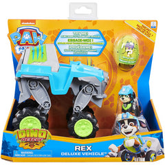 Paw Patrol Rex Dino Rescue Vehicle & Figure - Maqio