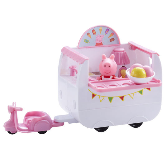 Peppa Pig Playset - Pink Ice Cream Van - Maqio