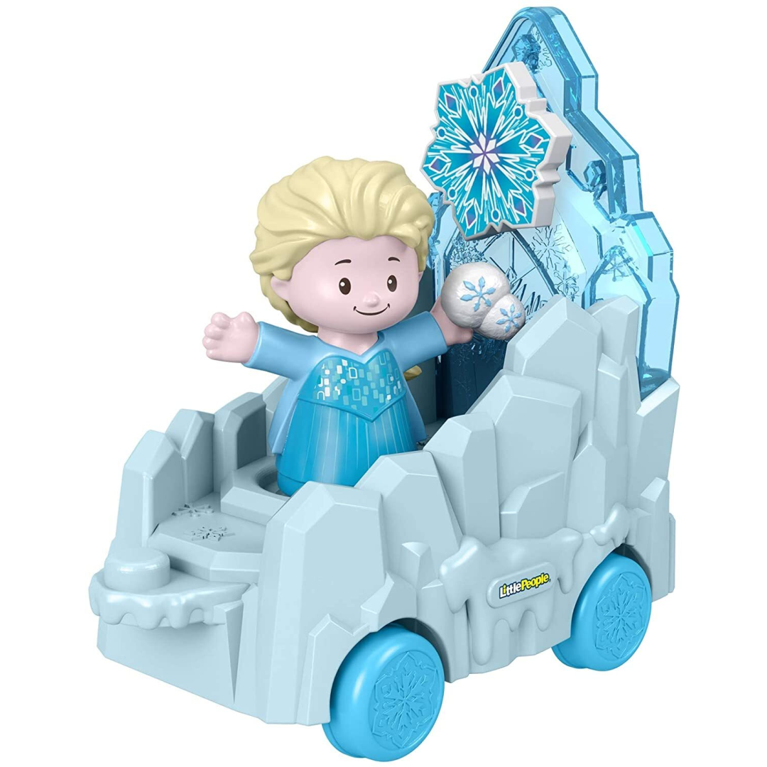 Fisher-Price Little People Disney Elsa Frozen Figure Toy and Push Car - Maqio
