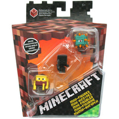 Minecraft Wither Skeleton, Guardian & Blaze Mini Action Figures - Maqio