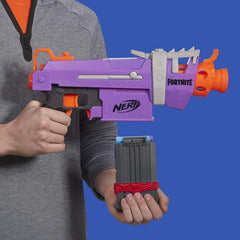 Nerf Fortnite Gun Game Blaster Toy 6 Darts Hasbro - SMG