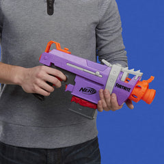 Nerf Fortnite Gun Game Blaster Toy 6 Darts Hasbro - SMG