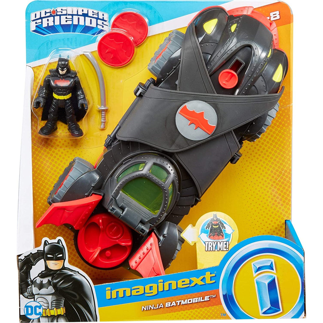 Fisher-Price Imaginext - DC Super Friends Ninja Batmobile - Maqio