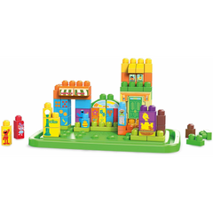 Mega Bloks GDB51 Lets Build Sesame Street Buildable Playset - Maqio