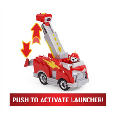 Paw Patrol Rescue Knights Deluxe Vehicle & Action Figure - Marshall