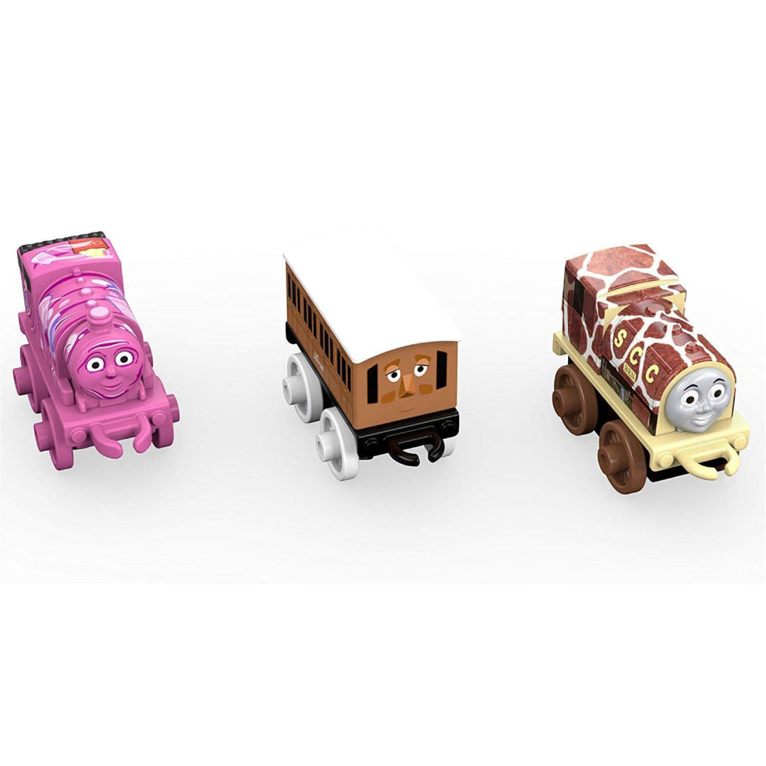 Thomas & Friends Minis DWG24 3 Pack Blob Percy, Giraffe Ben, Classic Annie - Maqio