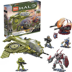 Halo Construx Infinite UNSC Wasp Onslaught Vehicle and Character Figures
