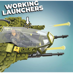 Halo Construx Infinite UNSC Wasp Onslaught Vehicle and Character Figures