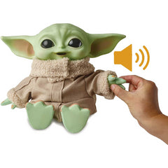 Star Wars The Child Plush 11-in Yoda Baby Figure & Satchel