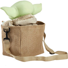 Star Wars The Child Plush 11-in Yoda Baby Figure & Satchel