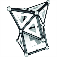 Geomag Special Edition Black & White Magnetic Construction Set - 104 Piece