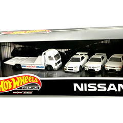 Hot Wheels Die Cast Premium Nissan Skyline Collector Set Pack of 4 1/64 Scale