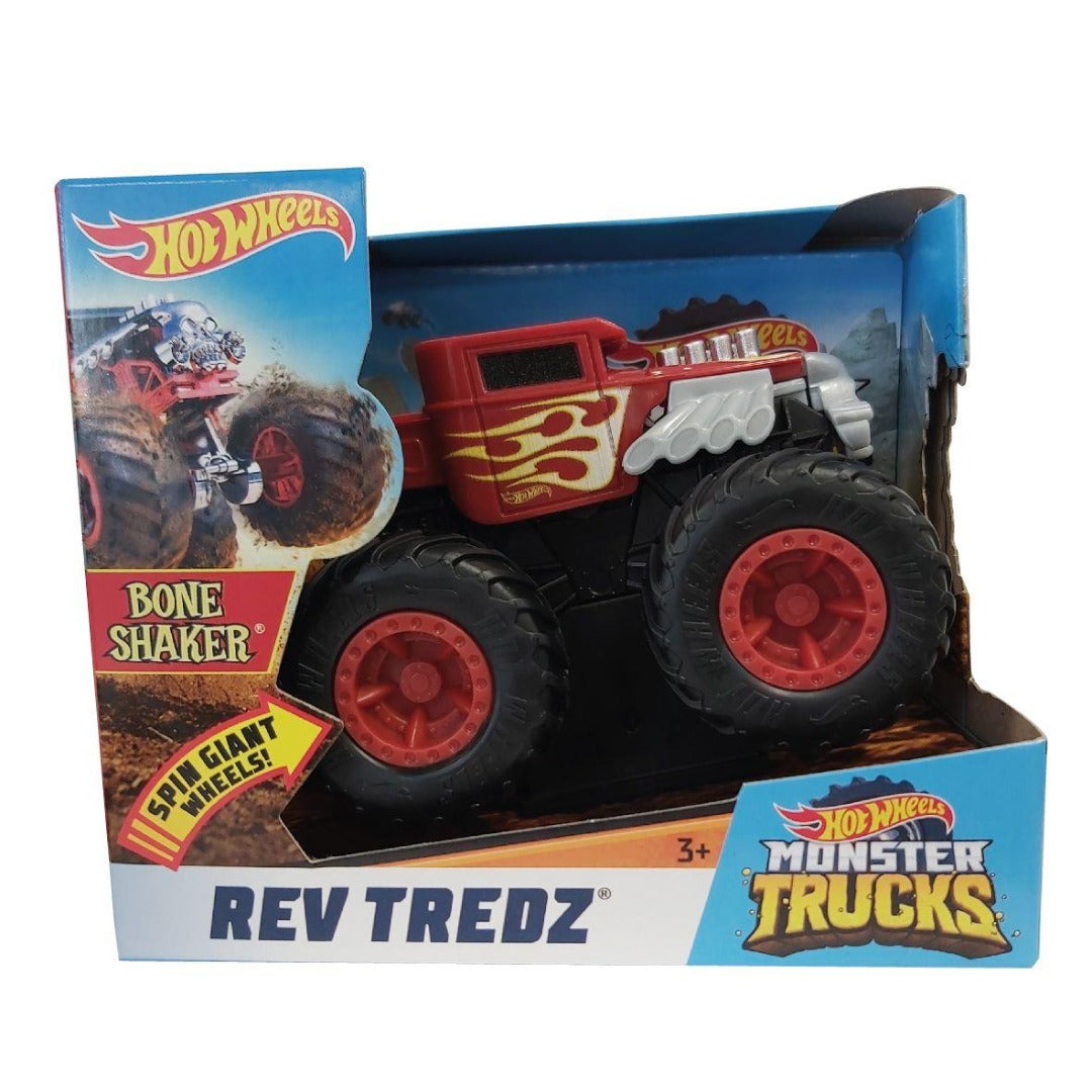 Hot Wheels Rev Tredz Bone Shaker Monster Truck Vehicle FYJ72 - Maqio