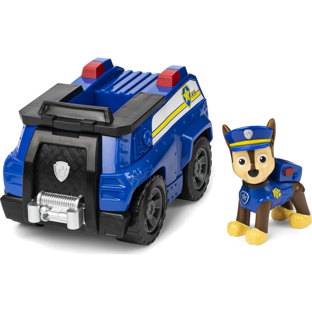 Paw Patrol Chase’s Patrol Cruiser Vehicle with Collectible Figure 20114321 - Maqio