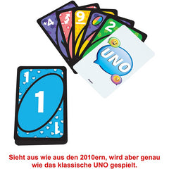 UNO Iconic Series 2010's Matching Card Game - Maqio