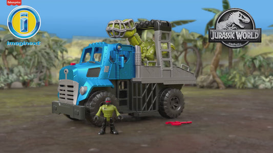 Imaginext Jurassic World Dino Riot Truck Hauler Dominion