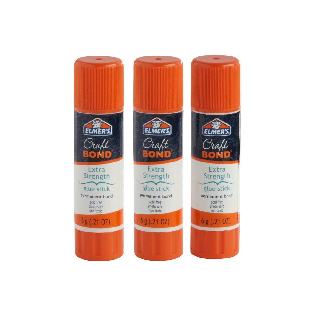 Elmer's Extra Strength Glue Sticks Craft Bond - Pack of 3 x6g E4027 - Maqio