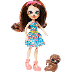 Enchantimals Slow-Down Salon Nail and Spa Playset with Sela Sloth Doll 6-Inch