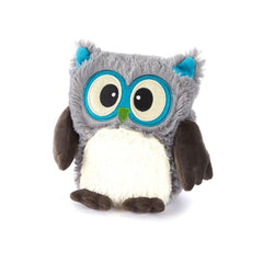 Warmies Lavendar Scented GREY OWL Microwavable Plush Toy 686160 - Maqio
