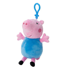 Peppa Pig George Plush Soft Toy Coin Purse With Key Chain - Maqio
