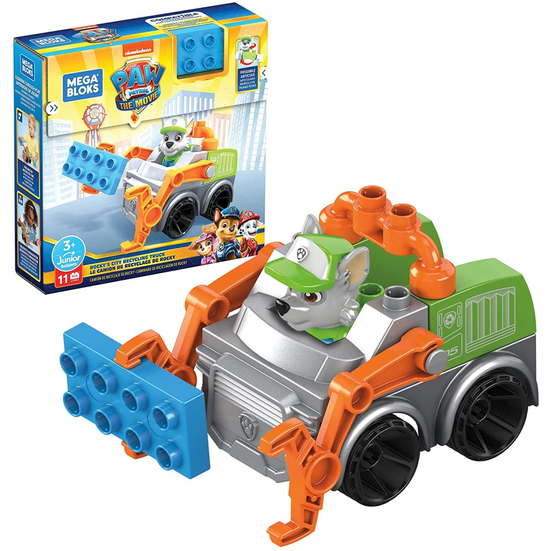 Mega Bloks Paw Patrol Rocky's City Recycling Truck - Maqio