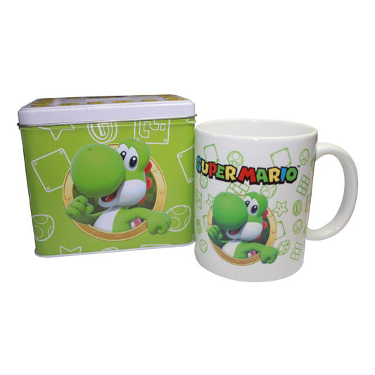 Mario Bros Yoshi Mug & Metal Money Saver - Maqio