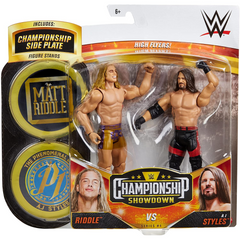 WWE AJ Styles vs Riddle Championship Showdown Action Figures - Maqio