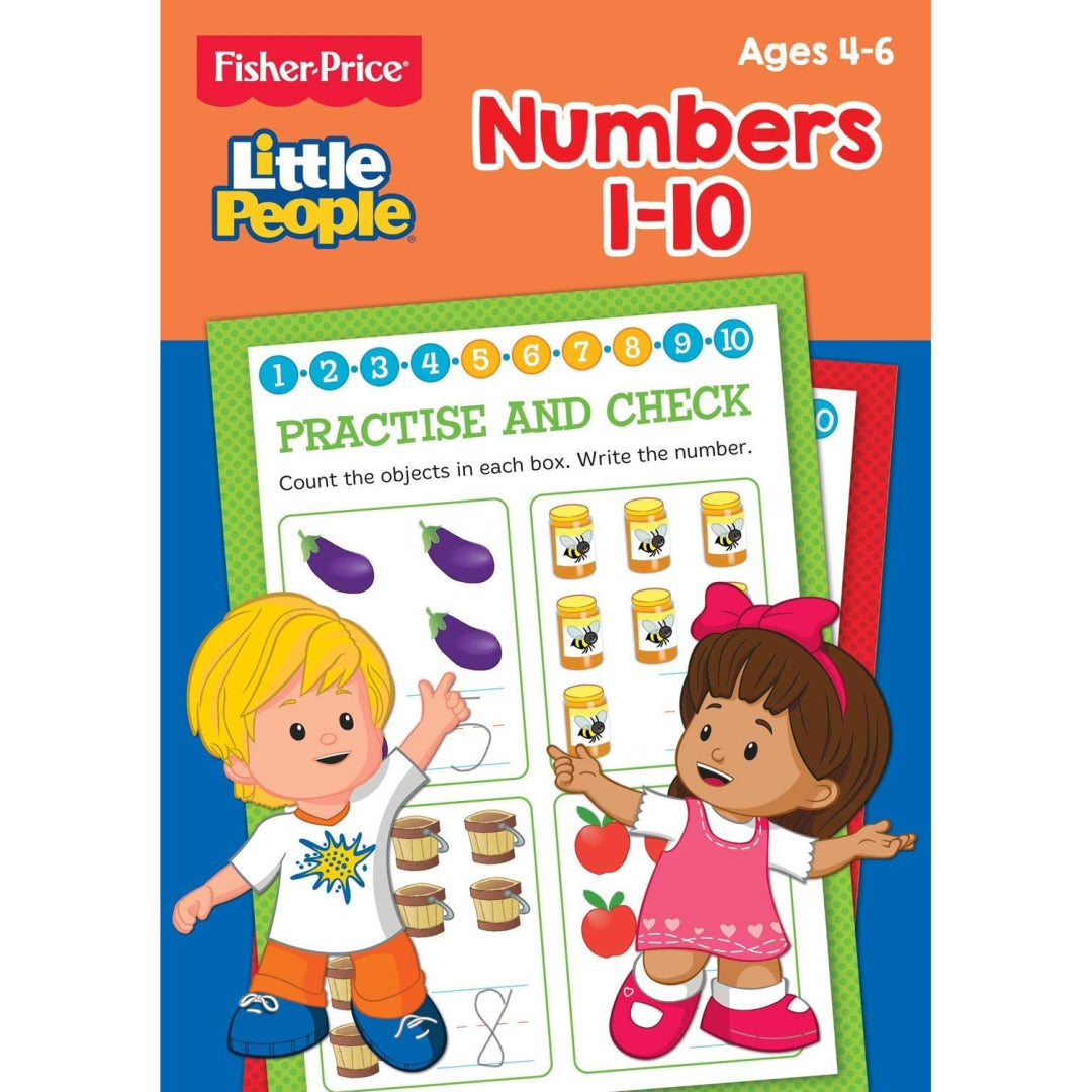 Fisher price 1 to 5 sales activity book