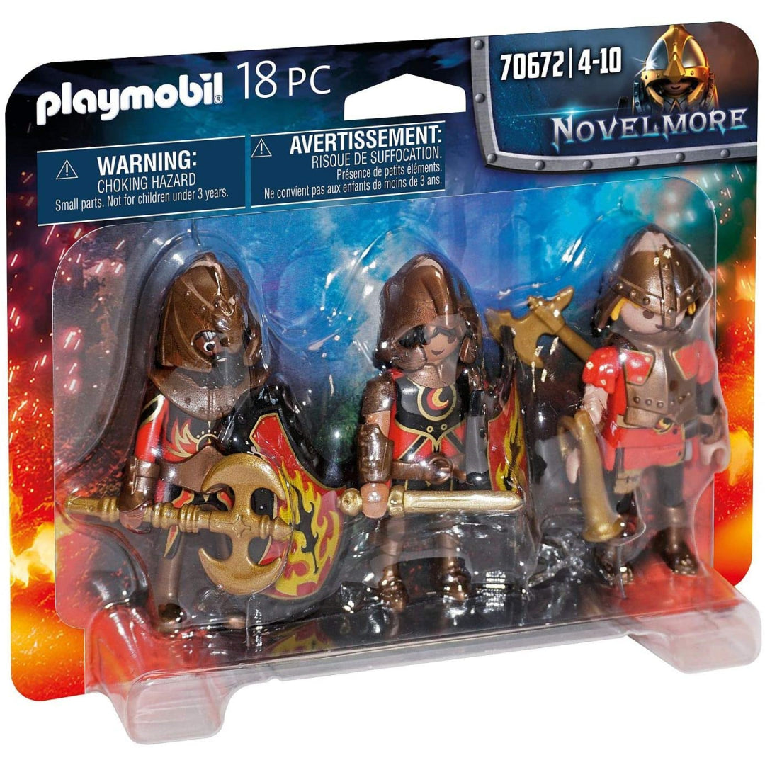 Playmobil Novelmore Knights 18pc Burnham Raiders 3 Figure - Maqio