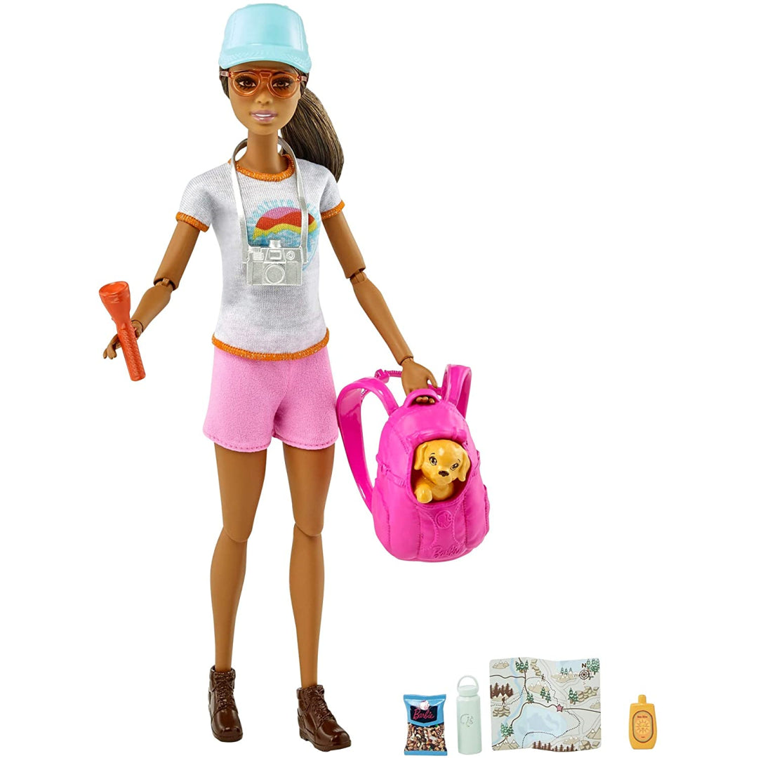 Barbie Hiking Adventure with Puppy & Accessories - Maqio
