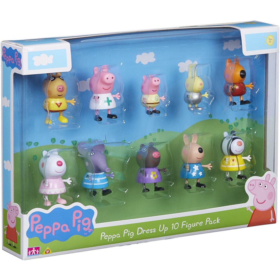 Peppa Pig Dress-up 10-Figure Pack - Maqio