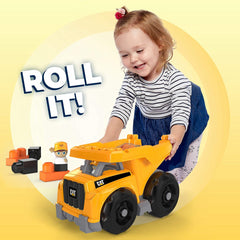 Mega Bloks CAT Large Vehicle Dump Truck - Maqio